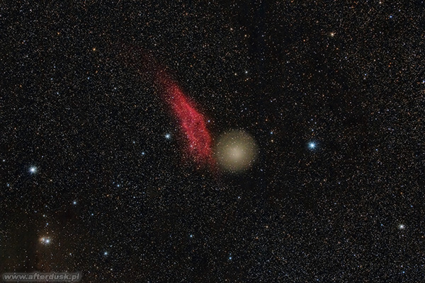 17P Holmes i NGC1499 Kalifornia