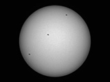 2008.06.26, tranzyt ISS przez tarczę Słońca