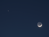 2012.03.25, Księżyc, Jowisz, Wenus