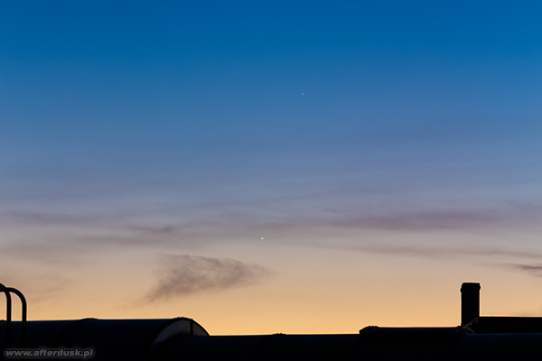 Wenus i Merkury, 8. marca 2018r.