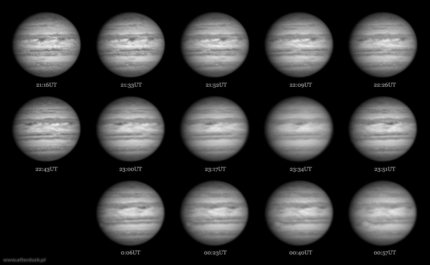 Jowisz z 7. maja 2016 roku