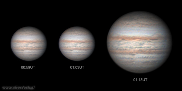 Jowisz 4.sierpnia 2022 roku