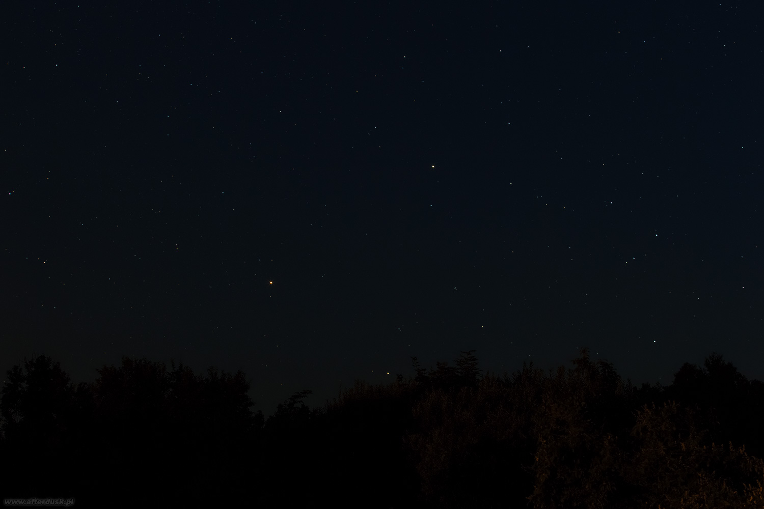 Mars i Saturn 31. sierpnia 2016 roku