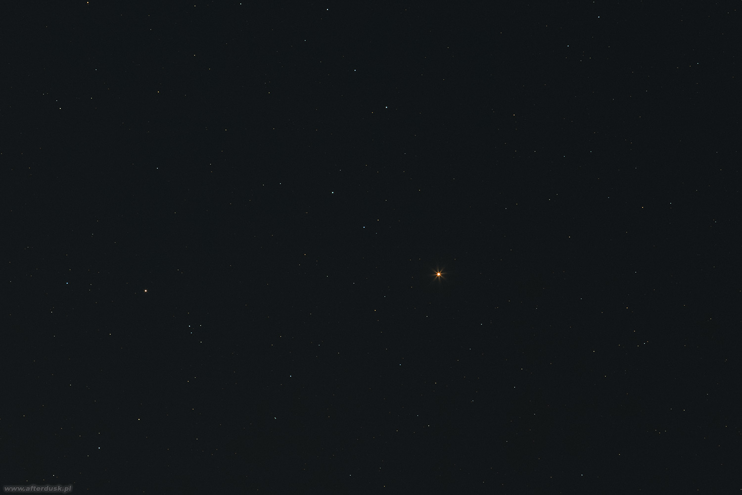 Mars i Uran 12. luty 2019 roku