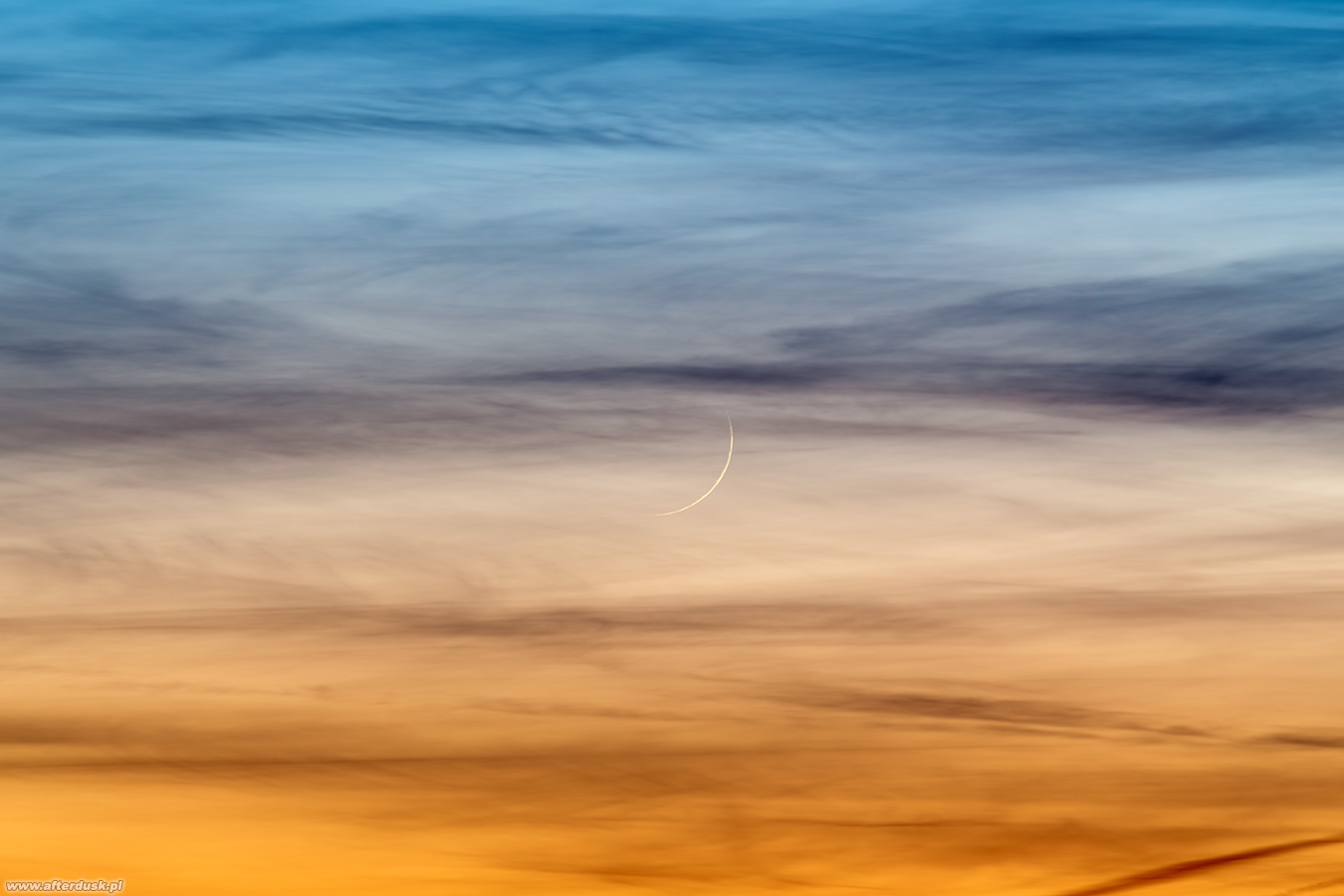 18.03, Księżyc 1.25 doby po nowiu, 17:40UT