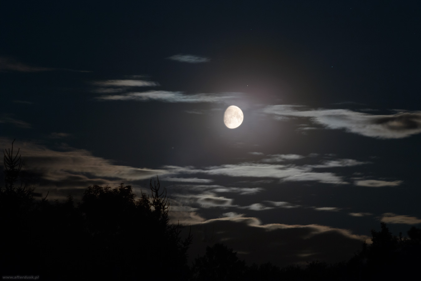 Księżyc i Antares, 17.07.2024, 21:02UT