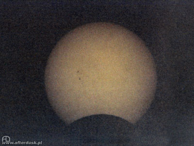 Faza częściowa 9:39UT