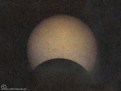 Faza częściowa 9:55UT