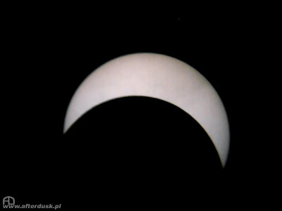Faza częściowa 10:25UT
