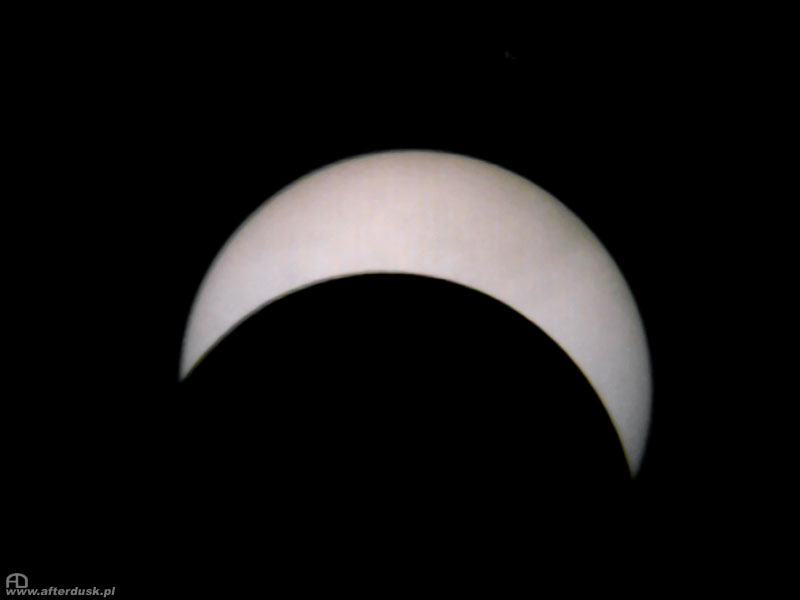 Faza częściowa 10:25UT