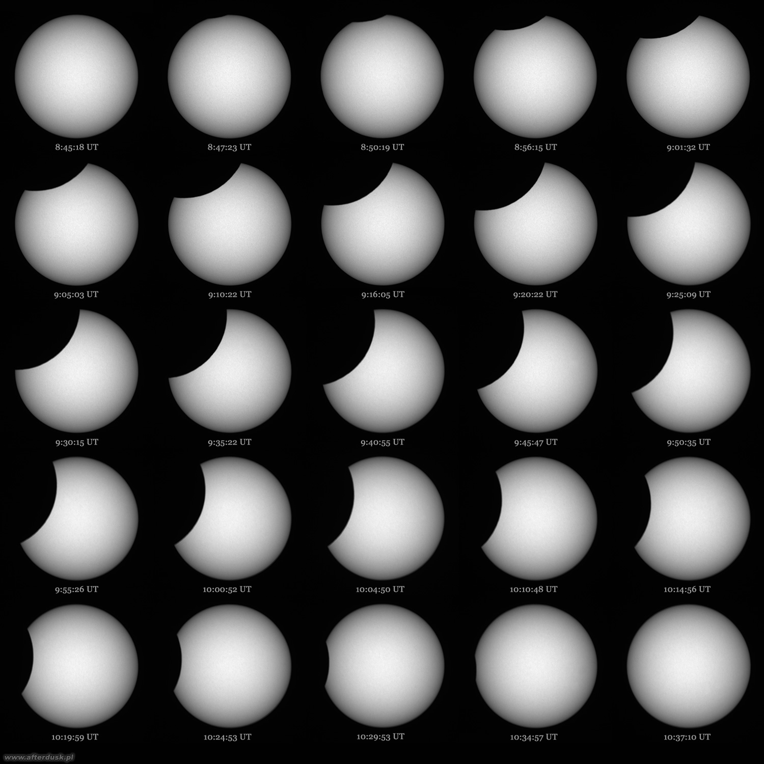 Zaćmienie częściowe w Polsce