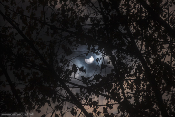 Zaćmienie Słońca 25.10.2022