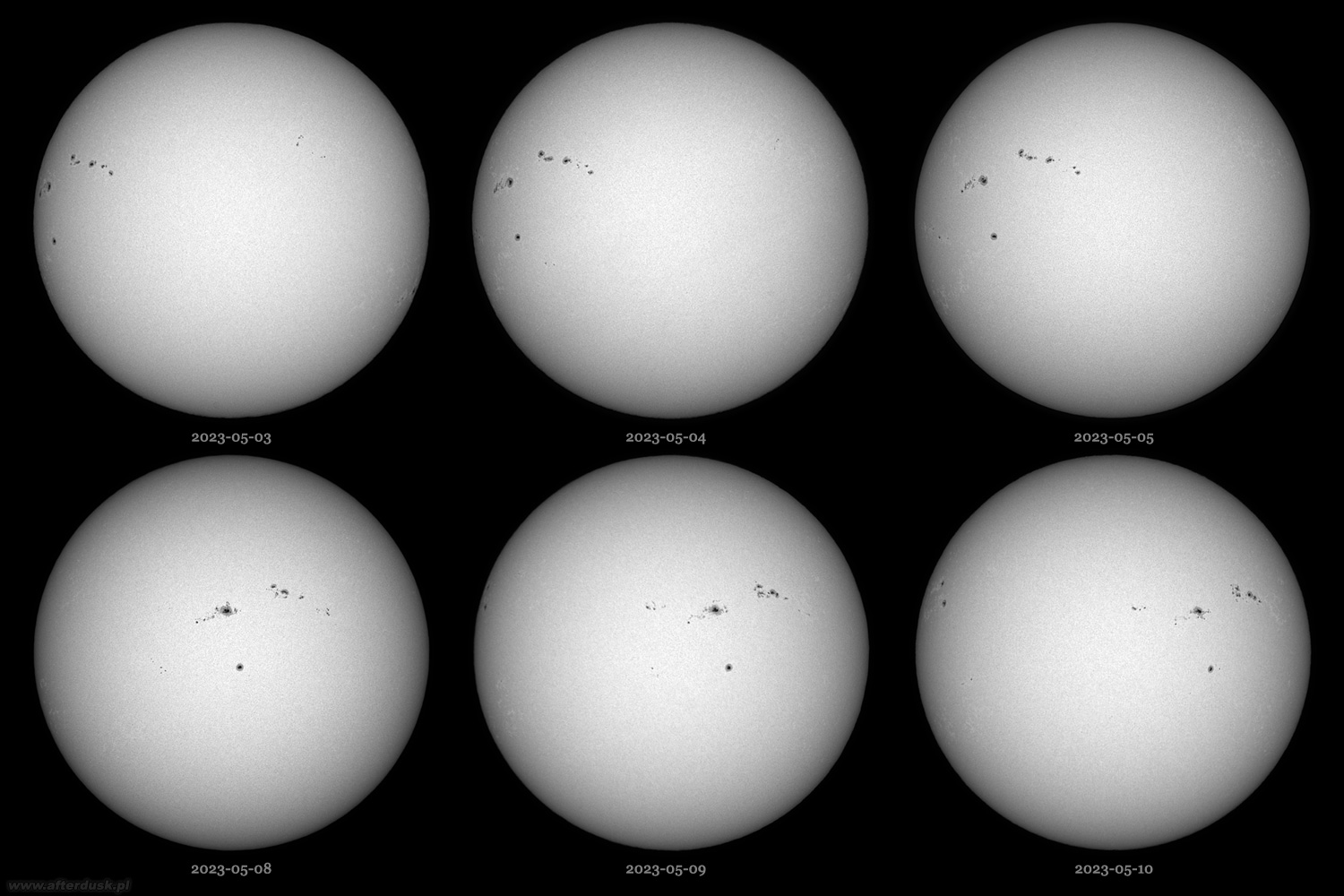 Słońce, 2023.05.03-10