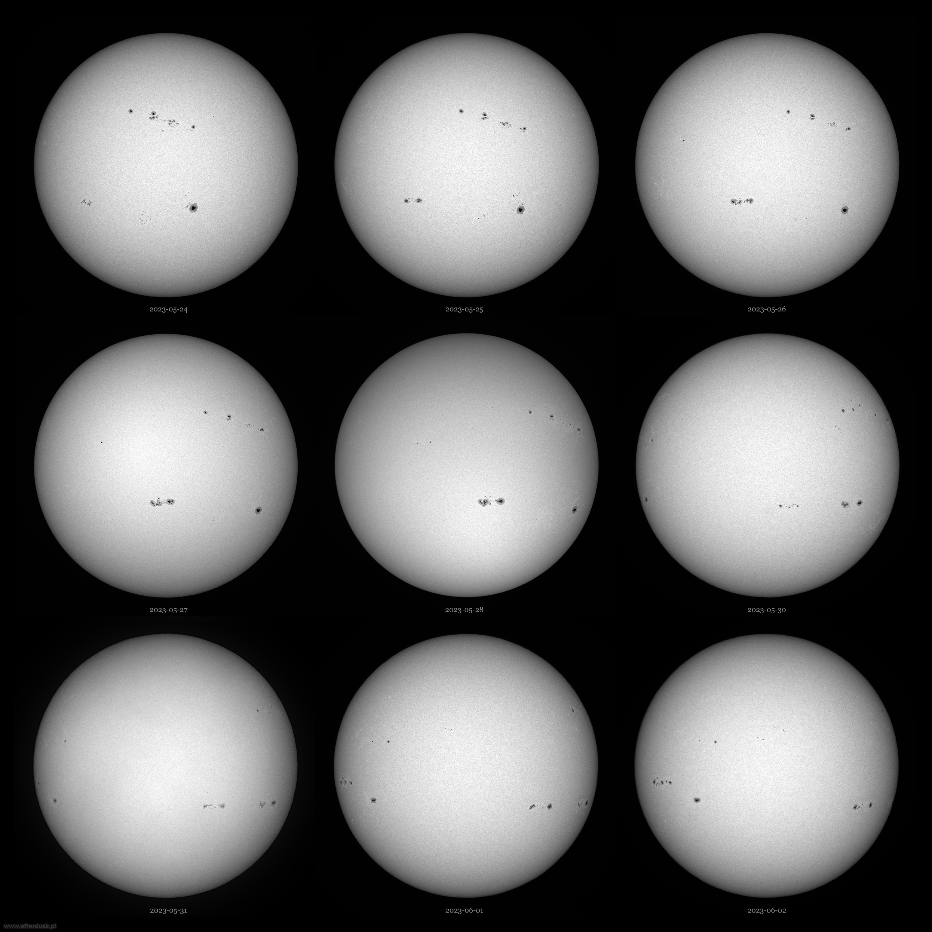 Słońce, 2023.05.24-06.02