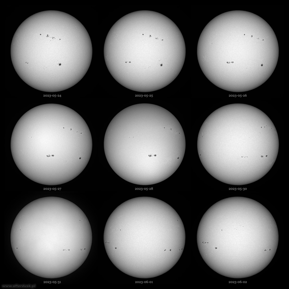 Słońce, 2023.05.24-06.02