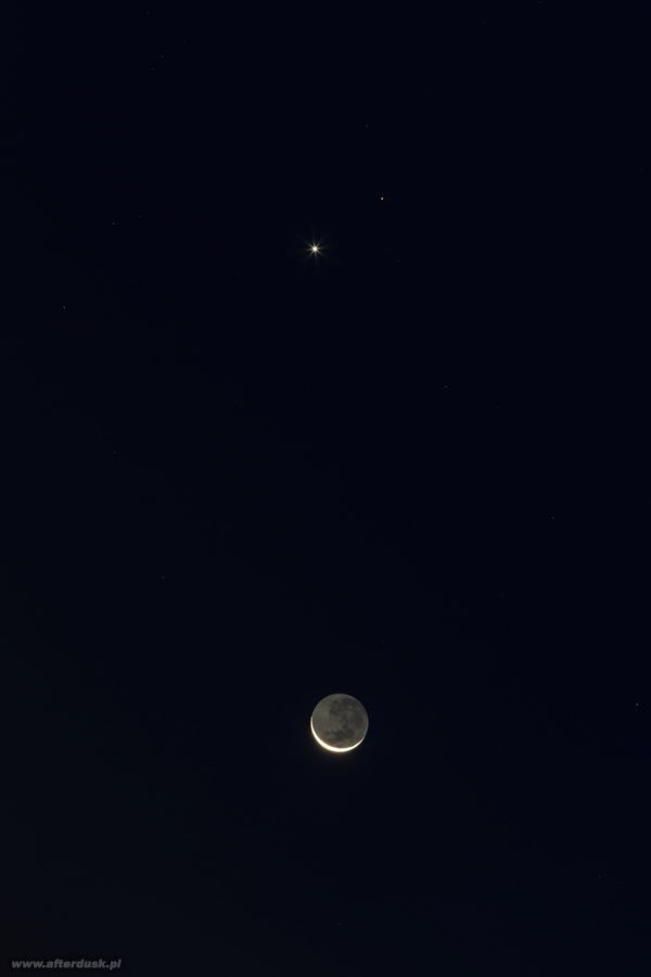 Wenus. Mars, Księżyc